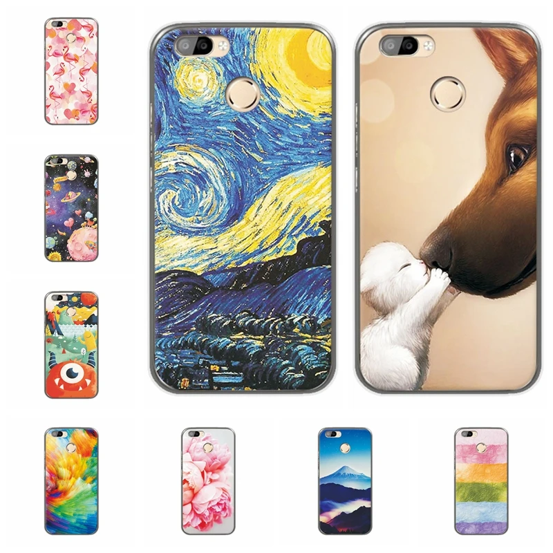 

Back Soft Fundas For Oukitel U22 Scenery Phone Case For Oukitel U 22 Capa Soft TPU Silicone Cover Cases back Shell Cute Fashion