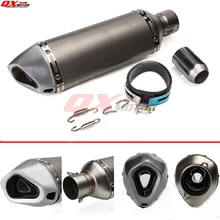 Universal Motorcycle Modified Scooter Akrapovic yoshimura Exhaust Muffle pipe GY6 CBR CBR125 CBR250 CB400 CB600 YZF