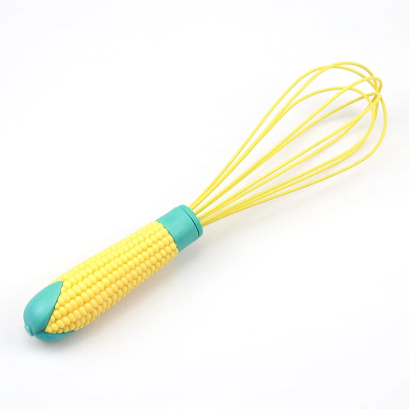 Egg Beater Silicone Hand Mixer Egg Beaters Cute Plant Shape Handle