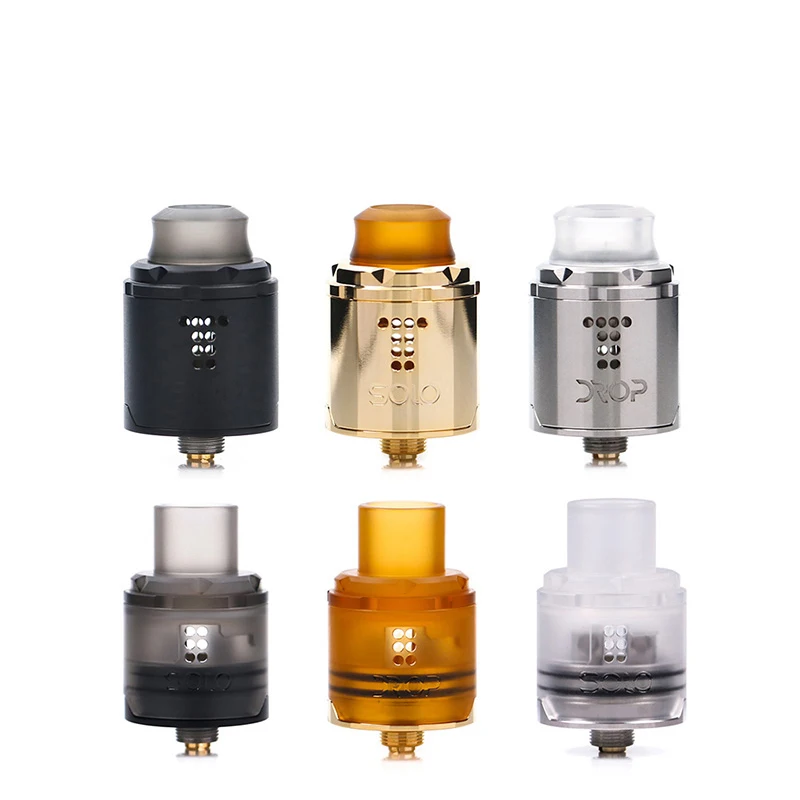 

Original Digiflavor Drop Solo RDA 22mm Squonker Single Coil Dripping Vape Atomizer with Bottom Feeder Pin