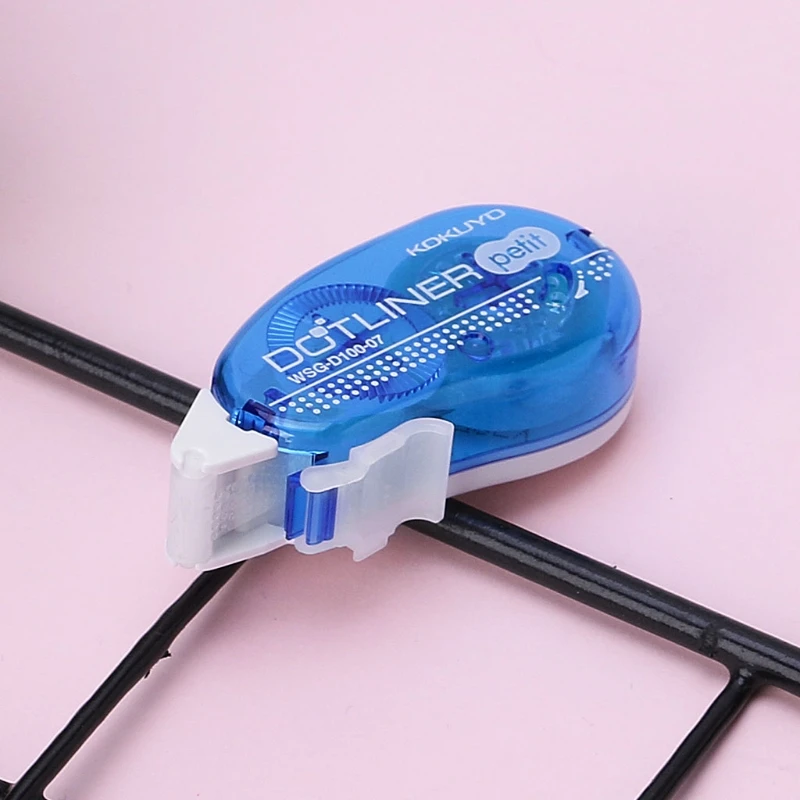 DENGNI Mini Double Sided Adhesive Roller Tape Glue Dot Liner Petit Disposable for DIY