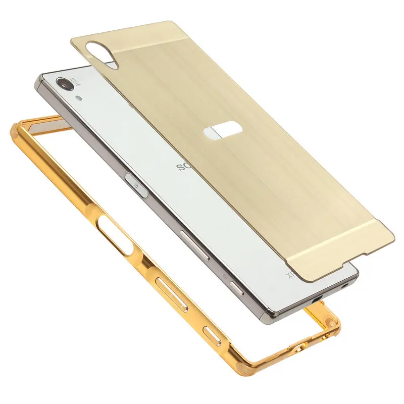 Роскошный Матовый металлический бампер для sony Xperia Z5 Premium Plus E6833 E6853 E6883