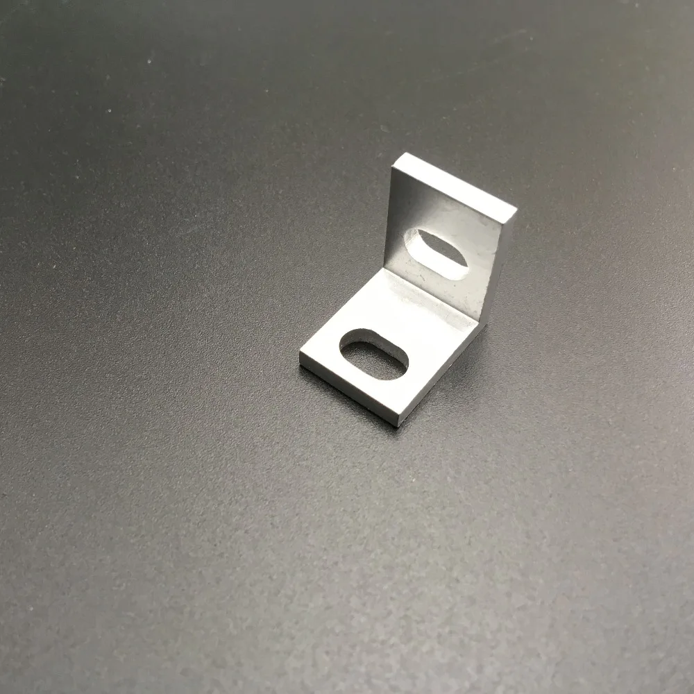 Funssor 1 шт. V-slot одиночный/двойной/тройной алюминиевый L кронштейн для ЧПУ структуры openbuild мельница 3D принтер DIY части