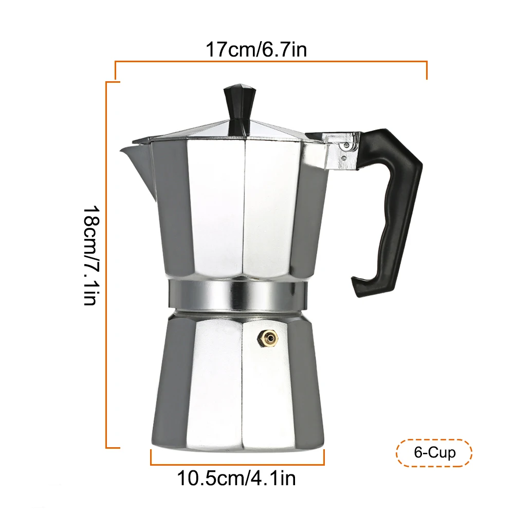 Homgeek Кофе Maker 3cup/6cup/9cup/12cup Алюминий Эспрессо кофеварка Кофе плите чайник мокко горшок для дома