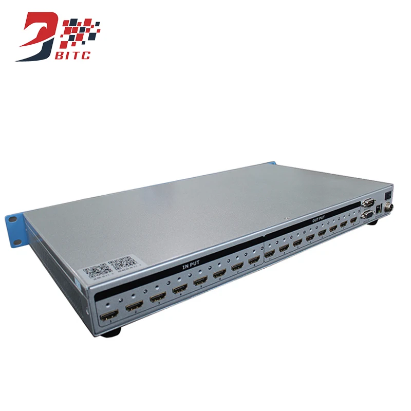 

SZBITC 8x8 HDMI Matrix 1.4V 4K*2K 3D Audio EDID/Audio Extractor HDMI Switch splitter 8 input 8 output converter for HDTV