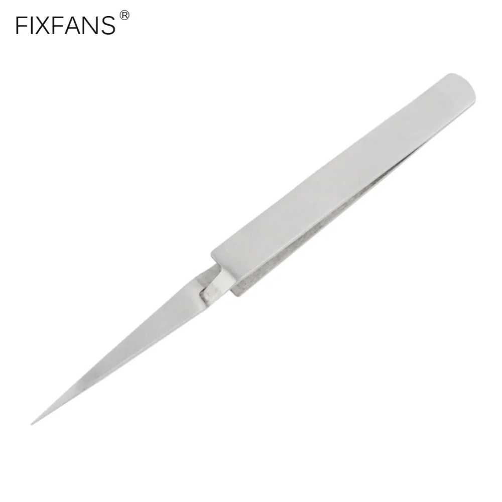 FIXFANS-Stainless-Steel-Ultra-Thin-Precision-Cross-Lock-Reverse-Action-Tweezers-Holding-Tightly-DIY-Jewelry-Hobby-Craft-Tool
