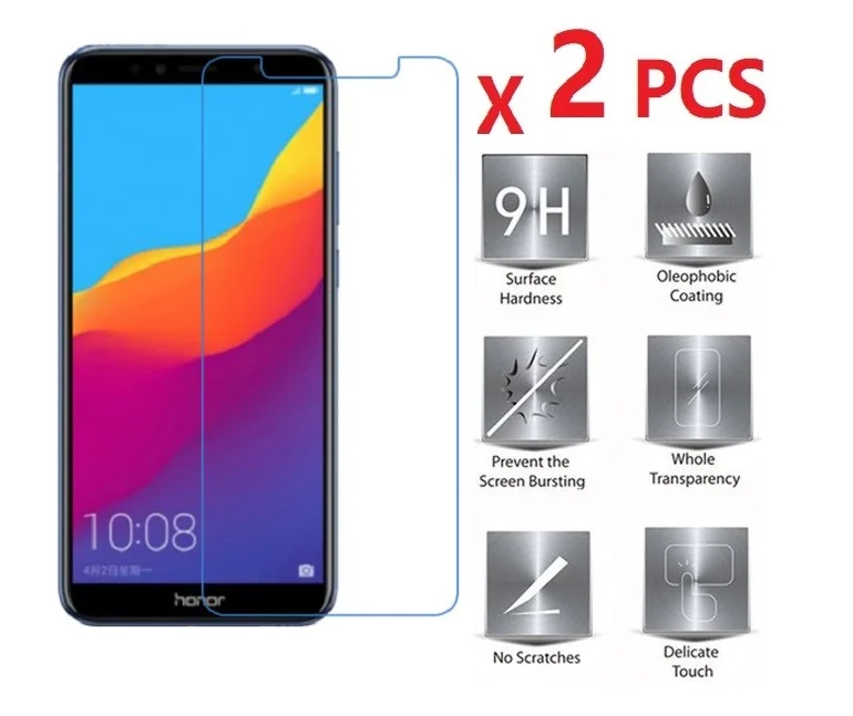 

2 PCS For Huawei Y6(2018) Y6 II Y6II Compact Tempered Glass Screen Protector 2.5D 0.26mm 9H Anti-scratch Premium Guard