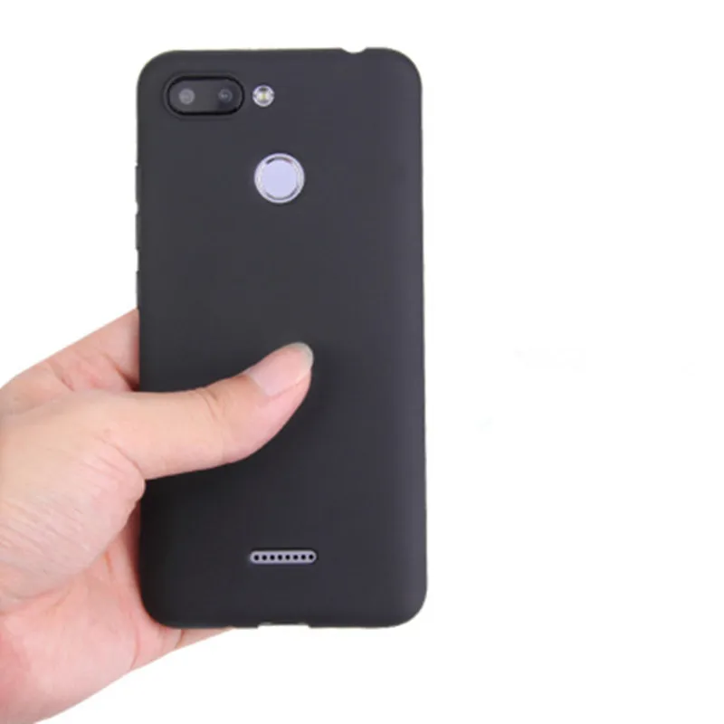 ТПУ карамельного цвета чехол для Xiaomi redmi 6 Чехол Мягкая задняя крышка розовый