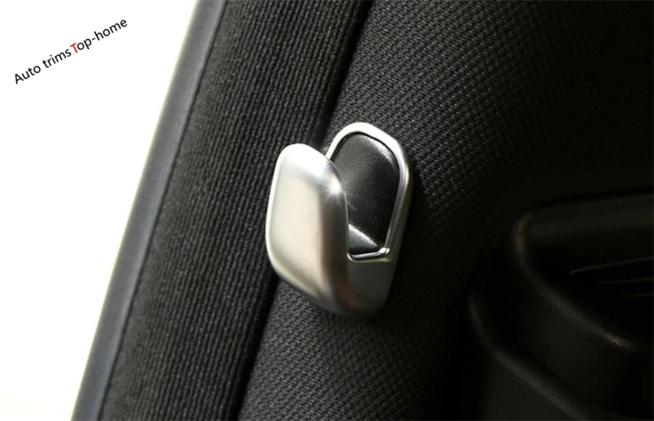 

Yimaautotrims Matte Style Chrome B Pillar Hook Frame Cover Trim 2 Pcs For Mercedes Benz E-Class E CLASS 2016 2017 2018 2019 ABS