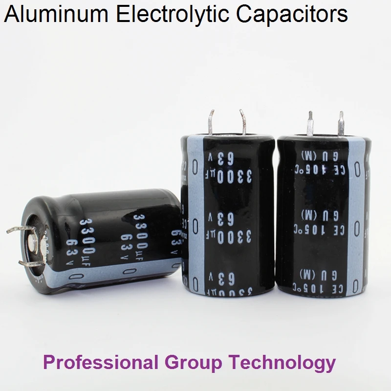 

1pcs EC511 Good quality 63v3300uf Radial DIP Aluminum Electrolytic Capacitors 63v 3300uf Tolerance 20% size 22x30MM