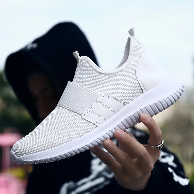 

Men's light weight Casual Shoes zapatillas hombre deportiva Mesh Breathable Comfortable Sport Walking Outdoor Shoes Size 39-46