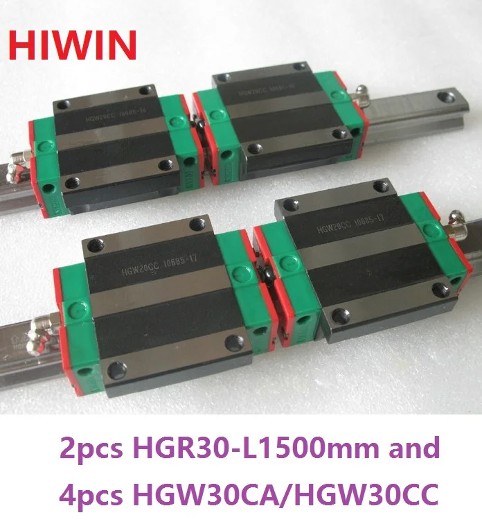 Buy 2pcs 100 original Hiwin linear rail HGR30 L