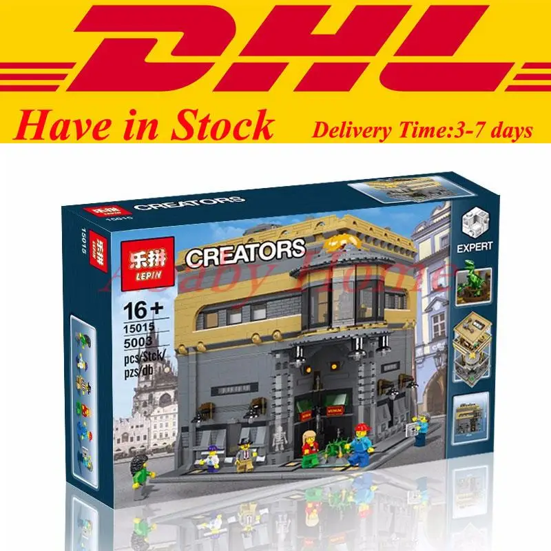 IN Stock font b LEPIN b font 15015 5003pcs City Creator The dinosaur museum Model Building