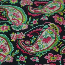 1 метр розовый перо Форма печати хлопок ткань для лоскутного шитья детей постельные принадлежности кукла ткань ручной работы материал для стеганых изделий ткани