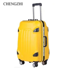 CHENGZHI2" 24" 2" Модные женские путешествие чемодан ABS Роллинг багажа мужчины случай вагонетки дорожная сумка на колесах