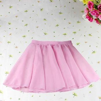

Wholesale Girls Kids Ballet Chiffon Skirts Transparent Ballet Tutu Fairy Dress Lyrical Pleated Pettiskirt