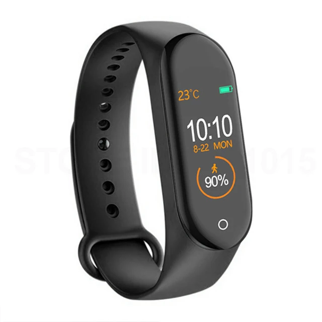 

Fitness Bracelet Band M4 Pedometer Heart Rate Monitor Waterproof Fitness Tracker Smart Bracelet PK Mi Band 4 For Android IOS