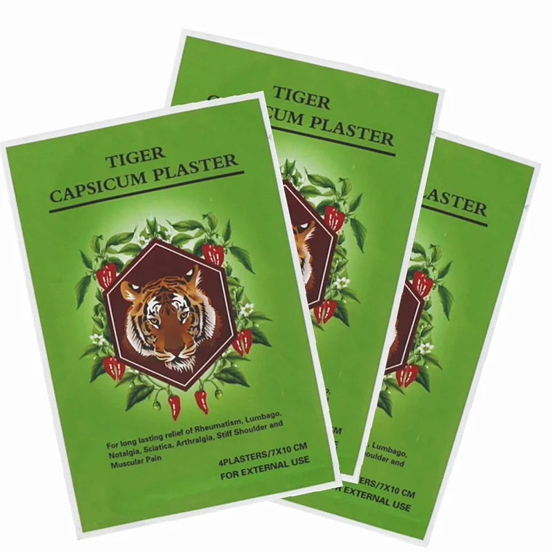 

500pcs/lot back pain capsicum plaster / lion capsicum plaster with free shipping