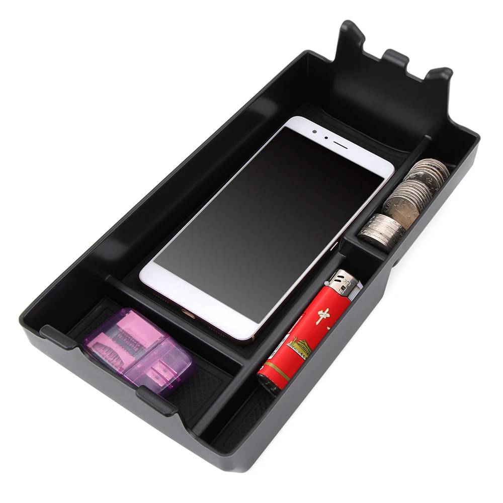 

VCiiC Car Accessories Black Car Glove Box Armrest Box Secondary Storage For Mercedes Benz E E200 E300 Class W213 2017 2018