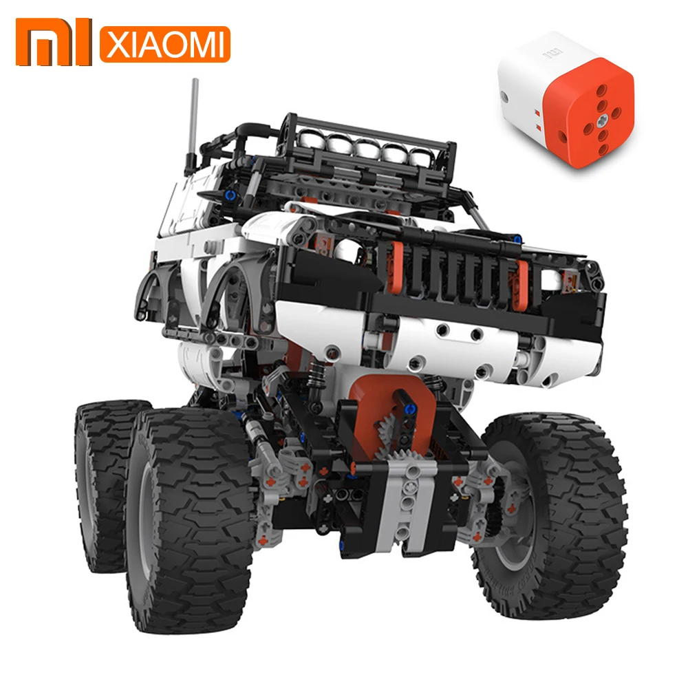 

Original Xiaomi Intelligent Four-wheel Drive Off-road Vehicle Building Blocks 3D Drawings DIY Graphic Programming Building Kits