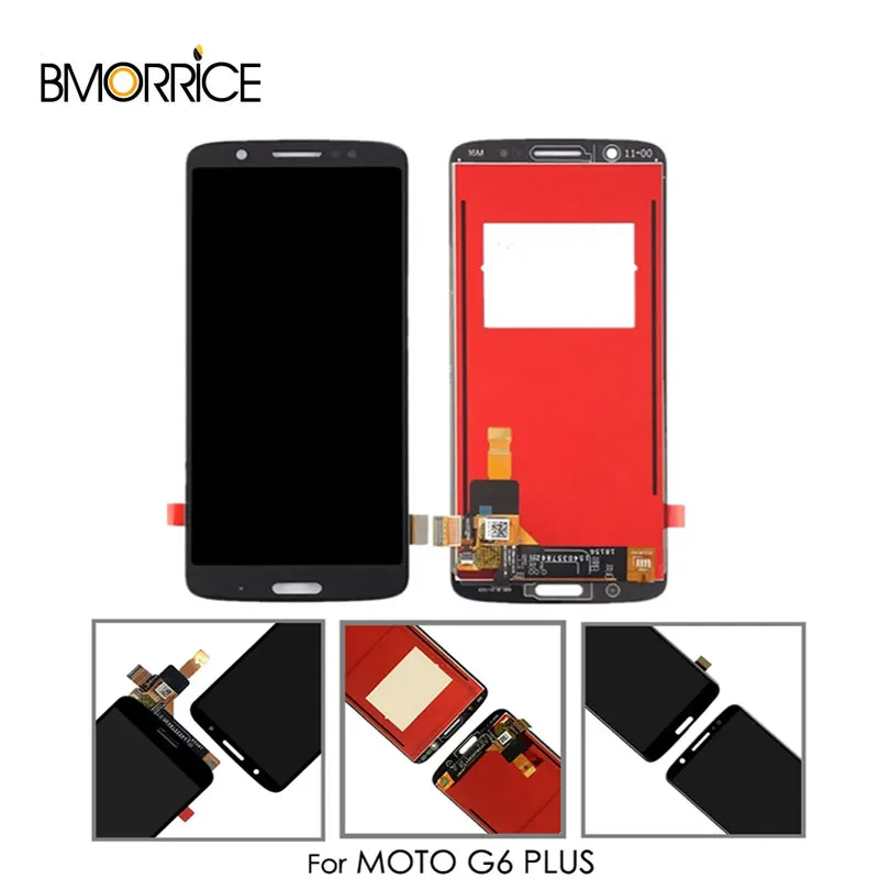 

Original LCD Display For Motorola Moto G6 Plus Xt1926-5 XT1926-8 XT1926-6 XT1926 Touch Screen Digitizer Assembly Replacement