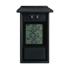 Водонепроницаемый садовый термометр памяти открытый Оконный термометр Холодильник термометр
