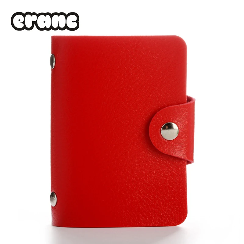 

High Quality Men's Wallet Leather Visiting Cards Credit Card Holder Case Wallet Business Card Package Women's Handbags Hot Sale