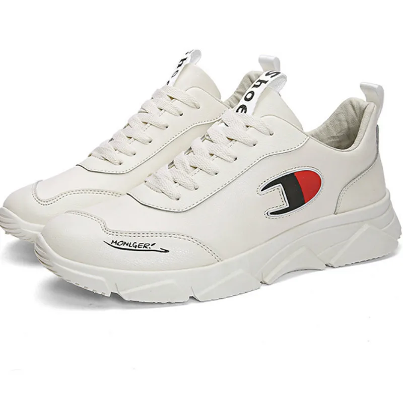 

sneakers men 2019 New Air-permeable Leather Mesh Running Shoes Outdoor Slip-proof Wear-resistant and Portable Men's Shoes 39-44