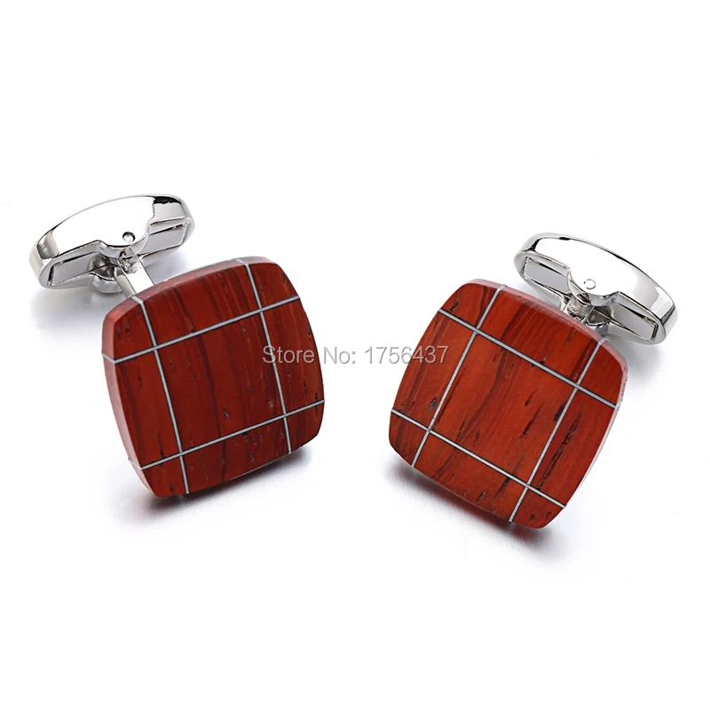 Wood Cuff links (4)