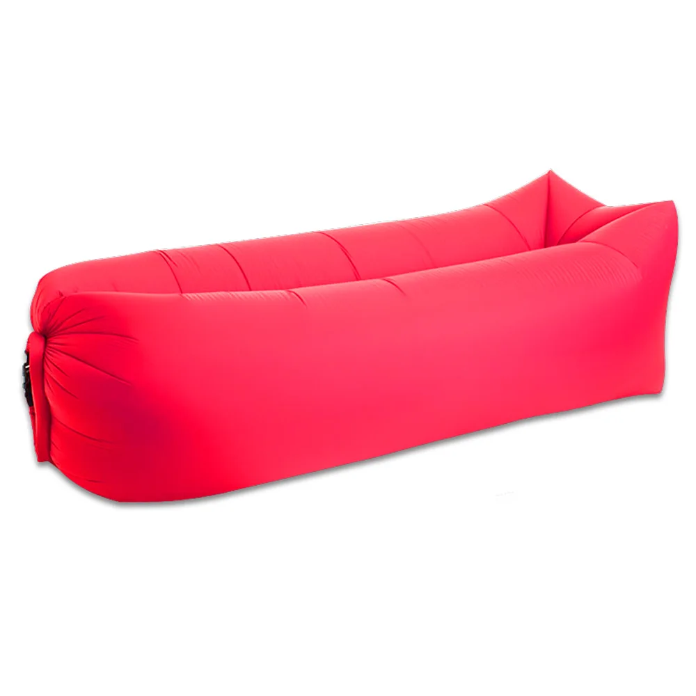 Открытый надувной воздушный диван Мужчины Женщины Дети ленивый диван спальный мешок ленивый мешок для пляжный волейбол обед отдых кемпинг кровать - Цвет: Red Square