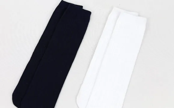 Комплекты носков для школьников носки белые Темно-синие Детские Сапоги выше колена хлопковые носки летние тонкие детские носки для мальчиков и девочек