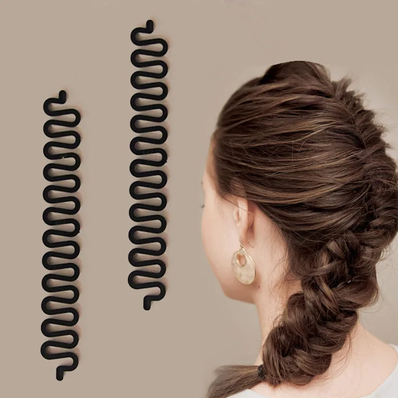 Ad17036 Fashion Hair Styling Tools Black Color Centipede Braid