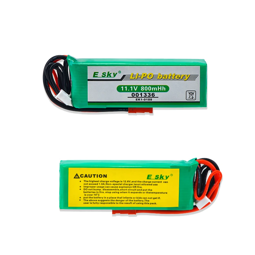 1 2 шт 11,1 V 800mAh Li-Po батарея Esky EK1-0188 001336 Big LAMA E020/E515A вертолет