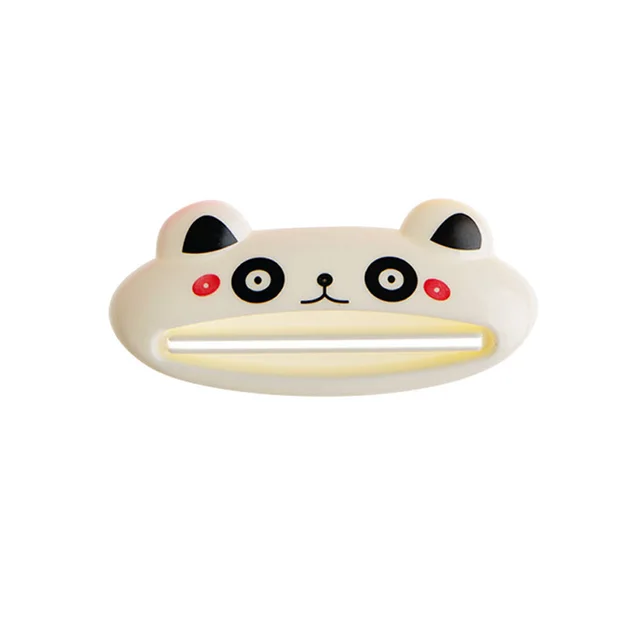 Bathroom Home Rolling Tube Holder Squeezer Easy Cartoon Toothpaste Dispenser Panda Bathroom Home Rolling Tube Holder Squeezer Easy Cartoon Toothpaste Dispenser Panda