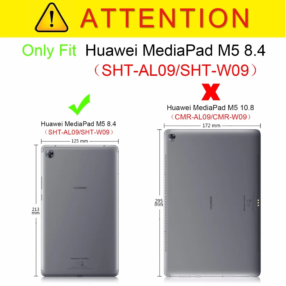 Чехол из искусственной кожи чехол для huawei MediaPad M5 8,4 дюймов SHT-AL09 SHT-W09 планшет защитный чехол для huawei MediaPad M5 8,4 чехол