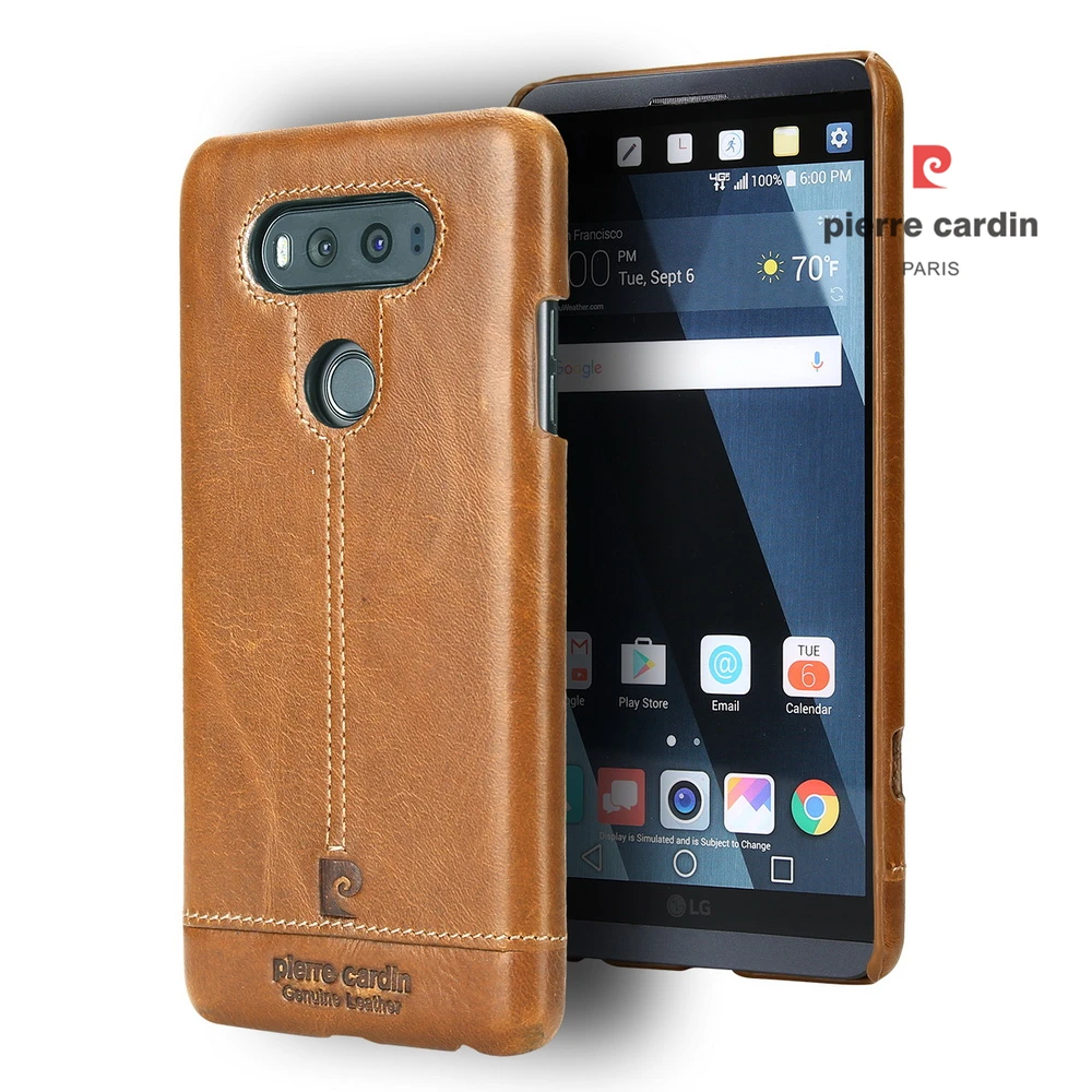 bilder für Pierre Cardin Echtes Leder-abdeckung für Coque LG V20 Fall Luxus bilder für Pierre Cardin Echtes Leder-abdeckung für Coque LG V20 Fall Luxus