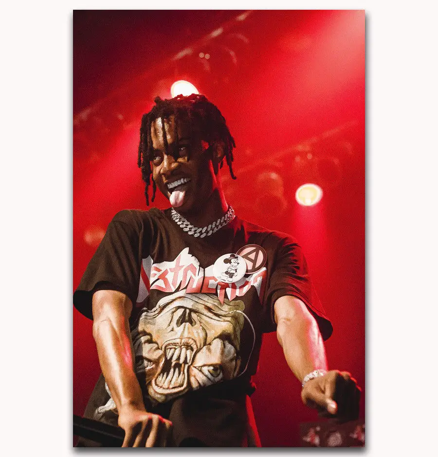 New Playboi Carti Lil Uzi Vert Rap Music Singer Star 24x36/" Poster Art Custom