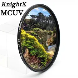 KnightX 52 мм 55 мм 58 мм 67 мм MC УФ-фильтр для объектива для Nikon D7000 D5100 D5000 D3100 D3000 D3300 nd 5D cokin p нейтральной плотности объектива gopro линзы
