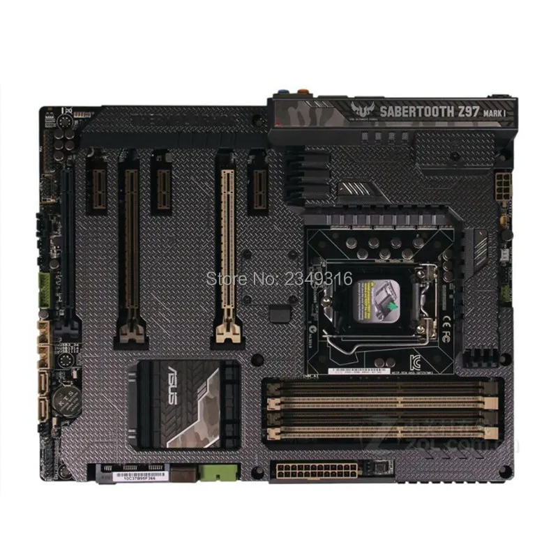 

For ASUS SABERTOOTH Z97 MARK 1 original motherboard Socket LGA 1150 DDR3 Z97 SATA3 USB3.0 Desktop Motherboard