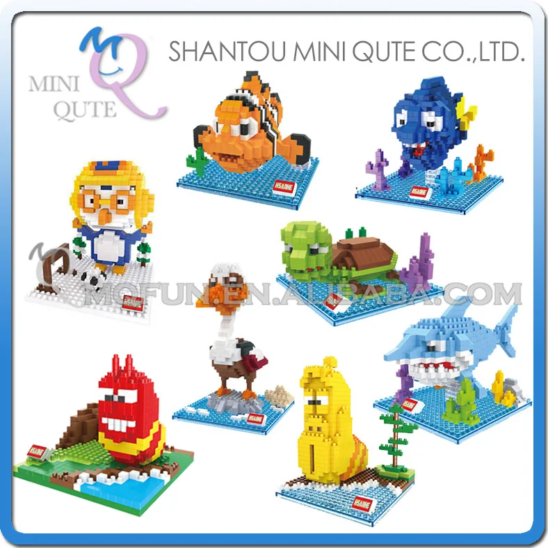 Мини Qute hsanh Kawaii Poror личинка В поисках Немо Марлин Dory Брюс Найджел пластиковые