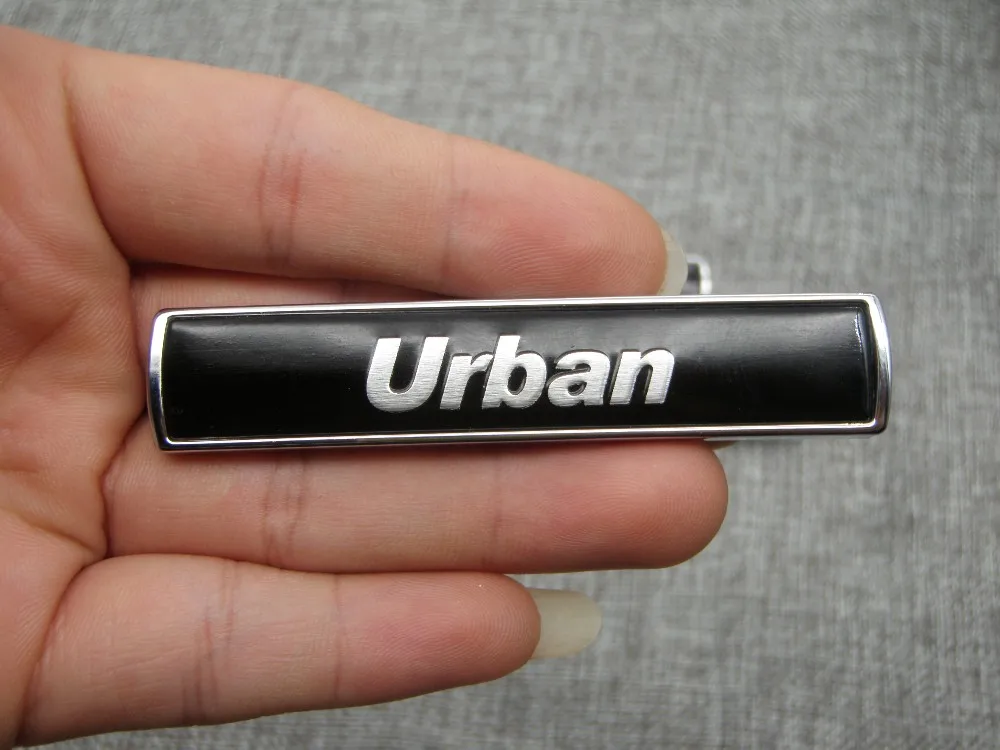"Городские" буквы слово автомобиля эмблема значка на багажник письмо наклейка Наклейка для BMW Urban