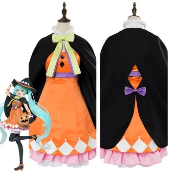 

Copslay Vocaloid Hatsune Miku Cosplay Costume Halloween Version Adult Carnival Costumes For Women Girls Custom Made
