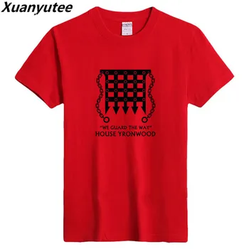 

Xuanyutee Ice & Fire T-shirt Men Summer O-neck Short Sleeved Print We Guard The Way House Yronwood Cotton Casaul Tee Shirt Homme