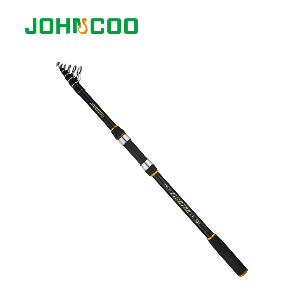 

JOHNCOO Carbon Telescopic Fishing Rod 2.1m,2.4m,2.7m,3.0m,3.6m