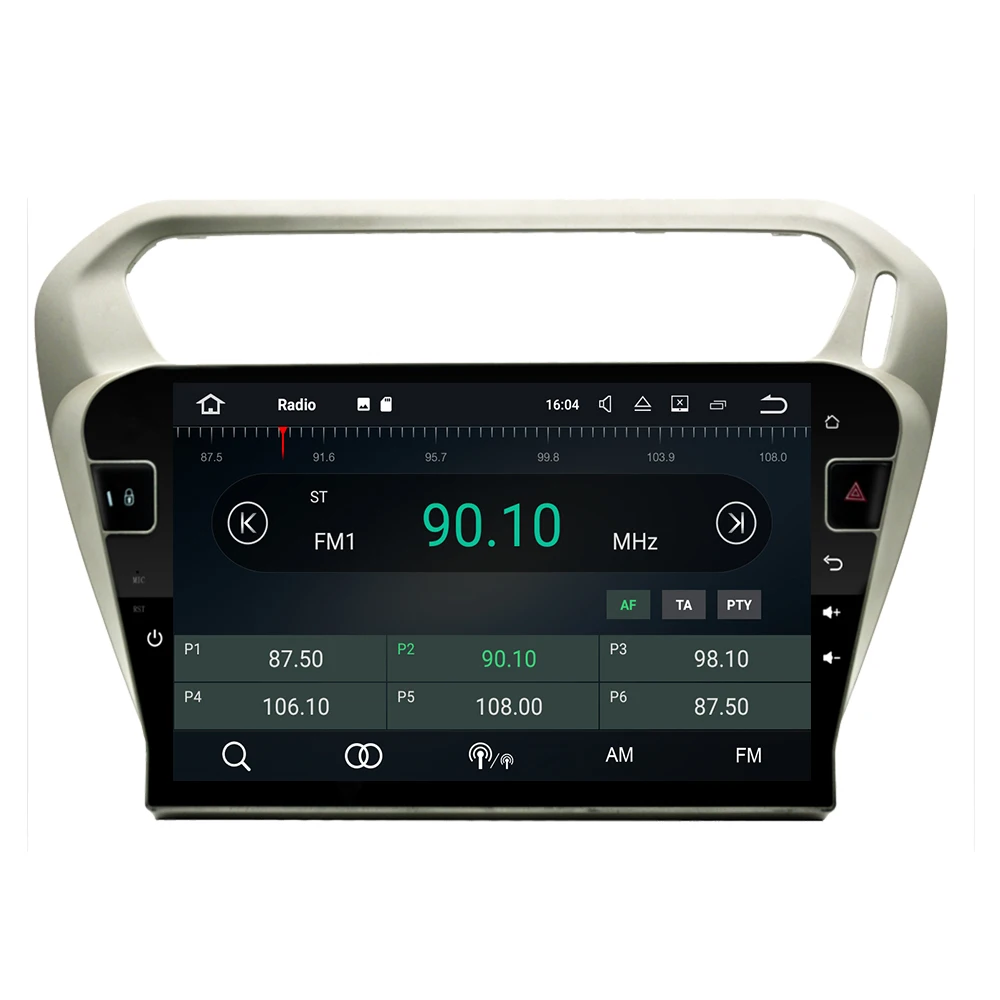 Clearance Android 9.0 eight core octa core px5 Car DVD Player GPS Navigation Multimedia For peugeot 301 Citroen Elysee Radio 2013-2019 2
