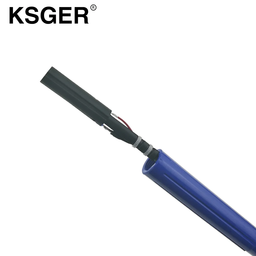 KSGER T12 STM32 OLED 9501 паяльная станция паяльник наконечники паяльная ручка GX12-5PIN разъем 5 Core Solft силиконовый провод