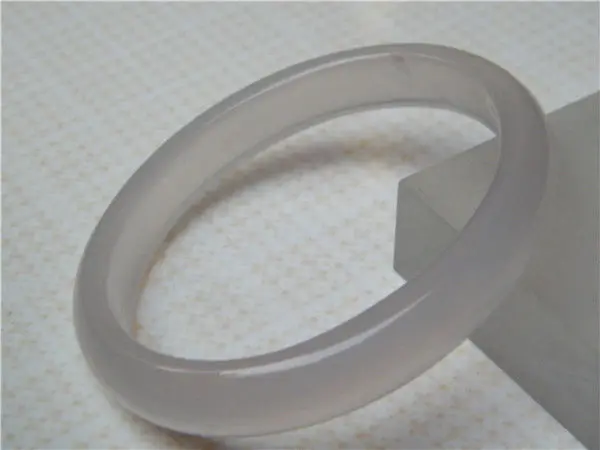 

Hot sell ->@@ "D" TYPE NATURAL COLD CERTIFICATION GRADE BEAUTIFUL AGATE JADE BRACELET 63X53MM NEW -Top quality free shipping