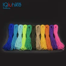 Паракорд iqiuhike 2 мм 50FT 100FT(31 м) один стенд ядра Паракорд веревка Cuerda Escalada Браслеты Из паракорда Паракорда