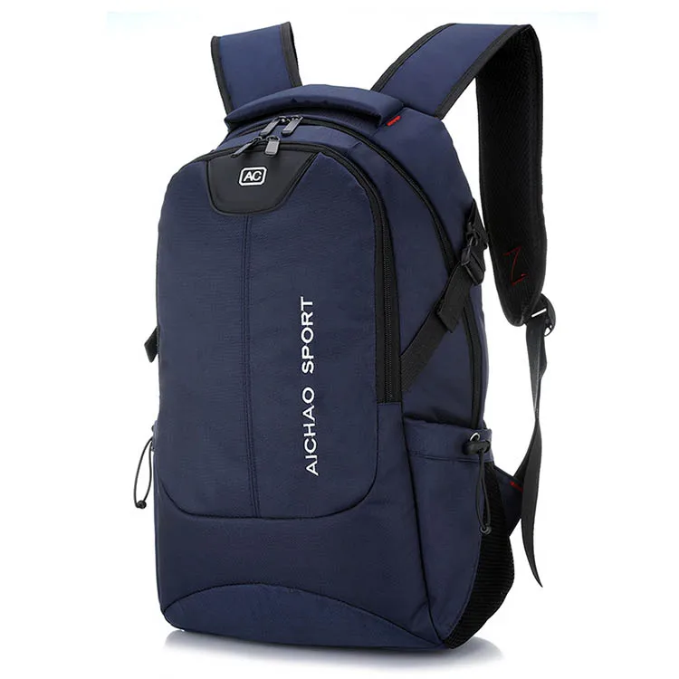 Портативный большой емкости высокого качества ткань Оксфорд бизнес путешествия рюкзак сплошной цвет сумка для компьютера колледжа студентов мужская сумка