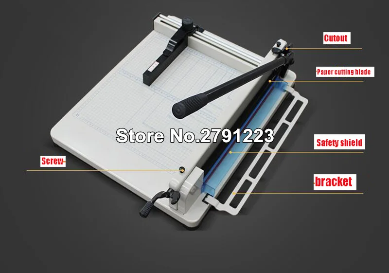 Desktop Paper Cutter Guillotine A3 size paper Cutting Machine max width  40mm Paper Cutting Machine 858-A3